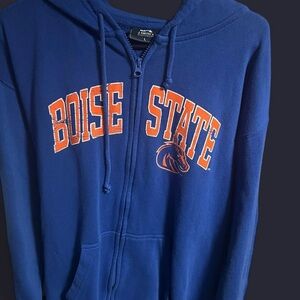 J. America Blue and Orange Men's Sweater